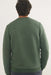 Marine Layer - Corbet Quilted Crewneck - Olive - Back