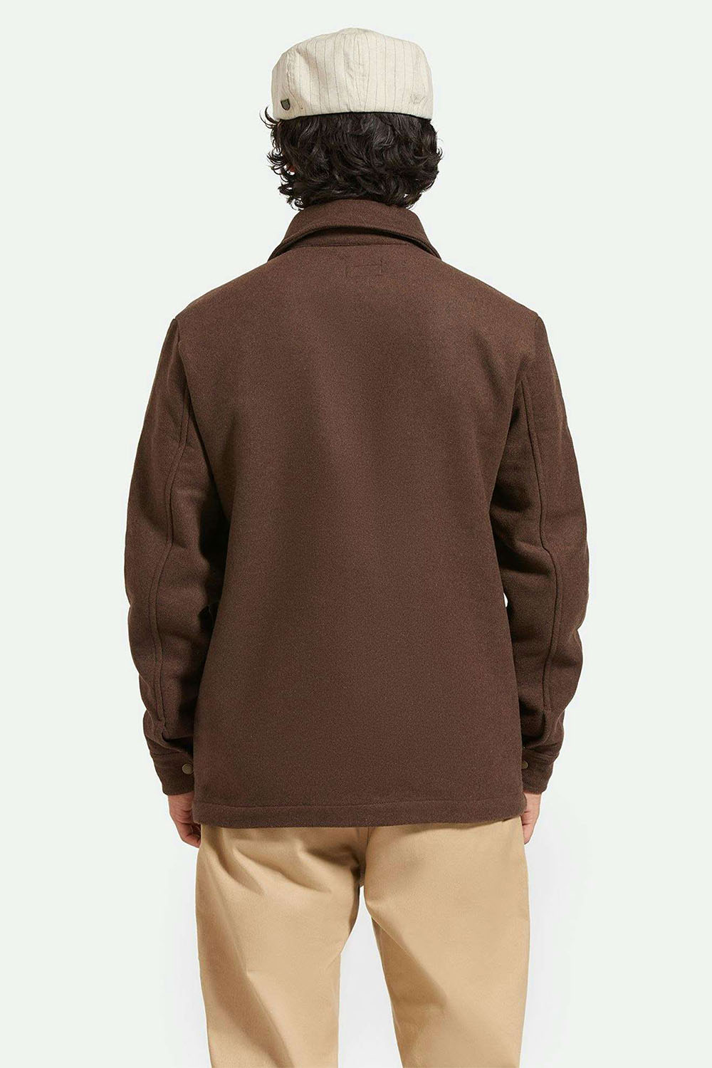 Brixton - Shop Chore Coat - Heather Pinecone Brown - Back