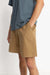 Rhythm - Stripe Essential Short - Tobacco - Front