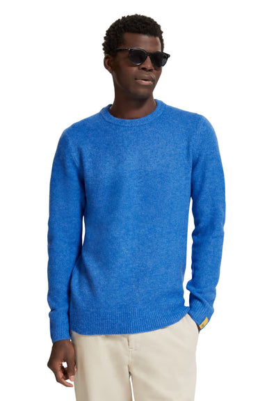 Scotch & Soda - Soft Knit Regular Fit Sweater - Smart Blue - Front