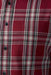 Mizzen + Main - City Flannel - Garnet Thomas Plaid - Detail