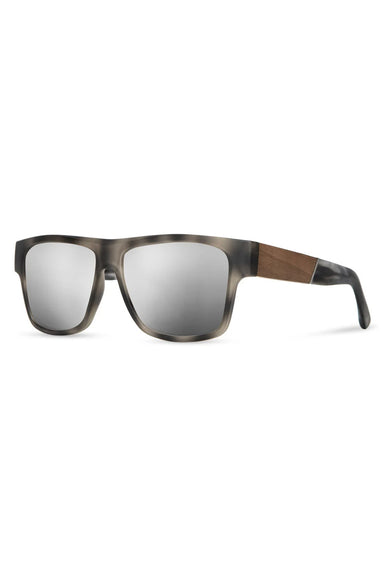 Shwood - Cliff - Matte Pearl Grey/Walnut/HD+ Silver Mirror Polar - Profile