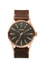 Nixon - Sentry Leather - Rose Gold/Gunmetal - Front