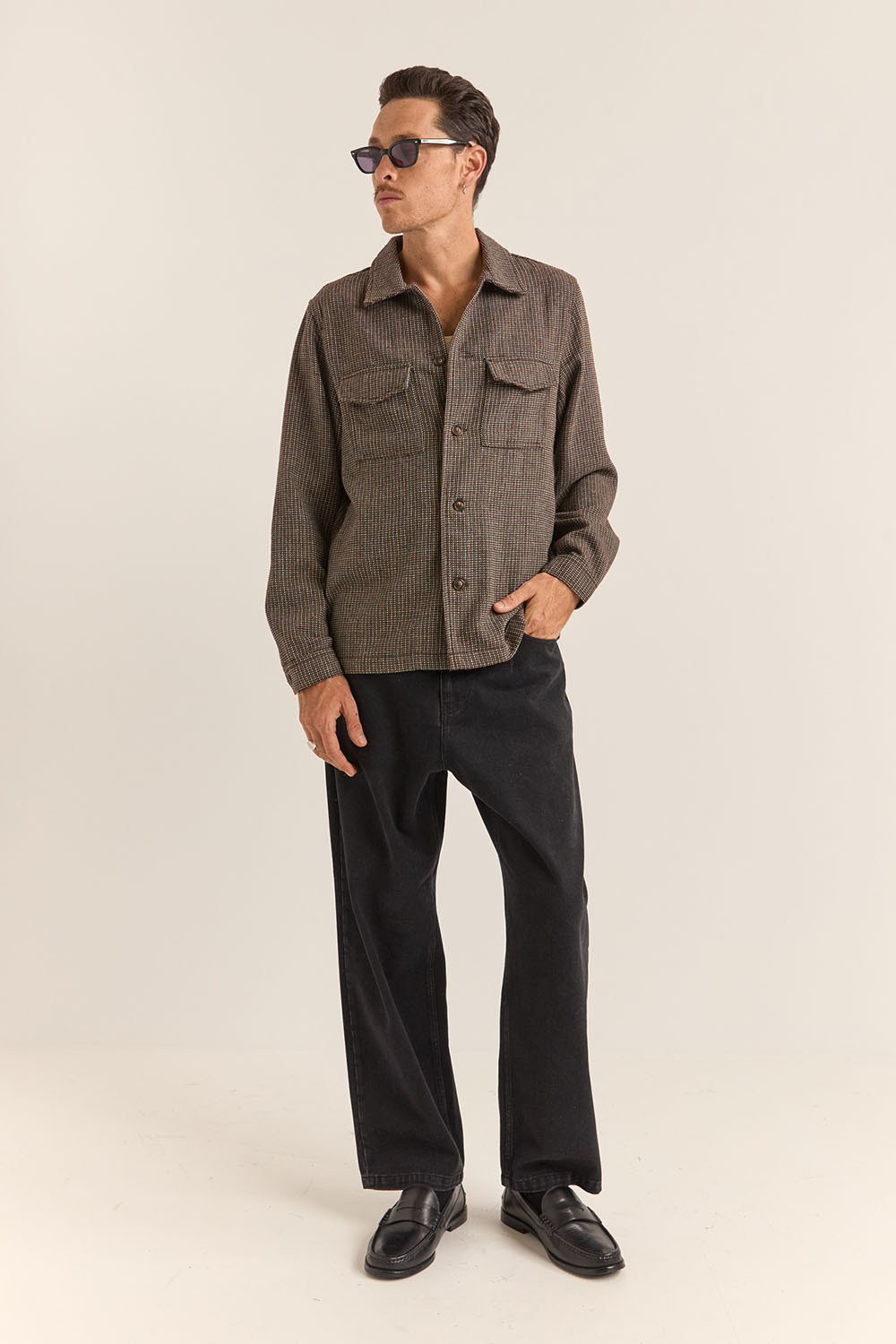 FLECK OVERSHIRT Earth