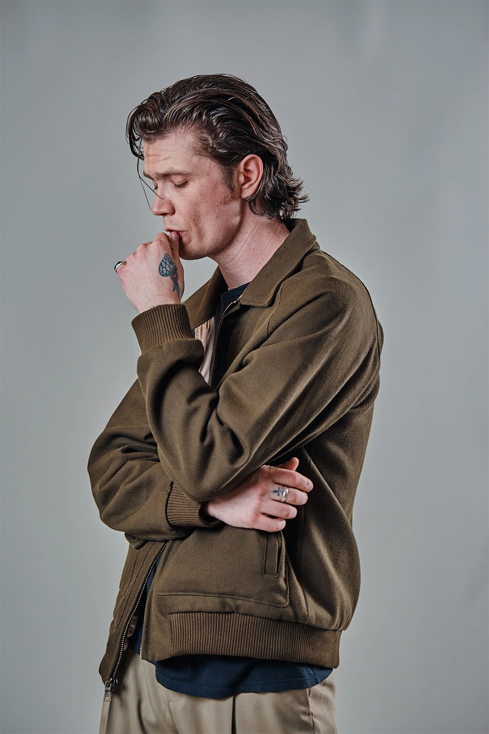 Monadic - Grammar Jacket - Drab Twill - Side