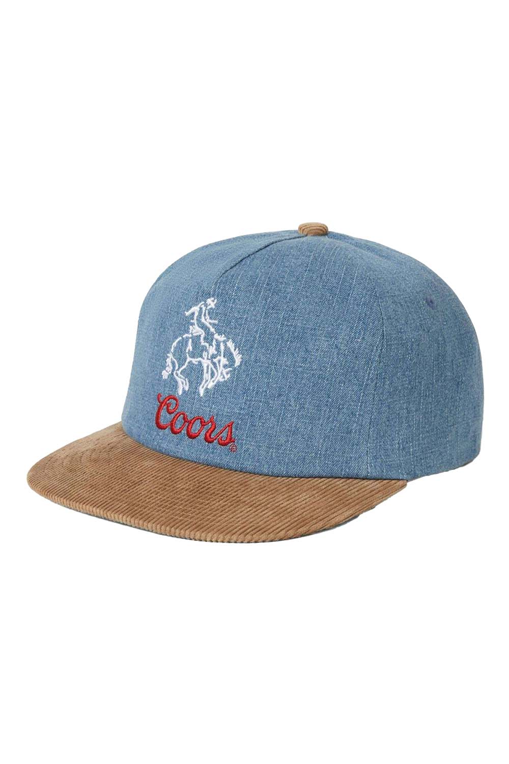 Brixton - Coors Colt Snapback - Washed Denim/Sand