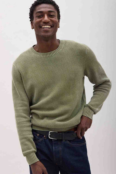 Richer Poorer - Dune Sweater - Cypress - Front