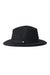 Brixton - Messer Packable Fedora - Black/Black - Side