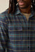 Faherty - Legend Sweater Shirt - Mossy Elm Plaid- Detail