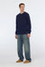 Scotch & Soda - Slub Henley LS - Navy - Front