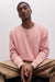 Richer Poorer - Crew Sweatshirt - Mineral Pink Sands - Front