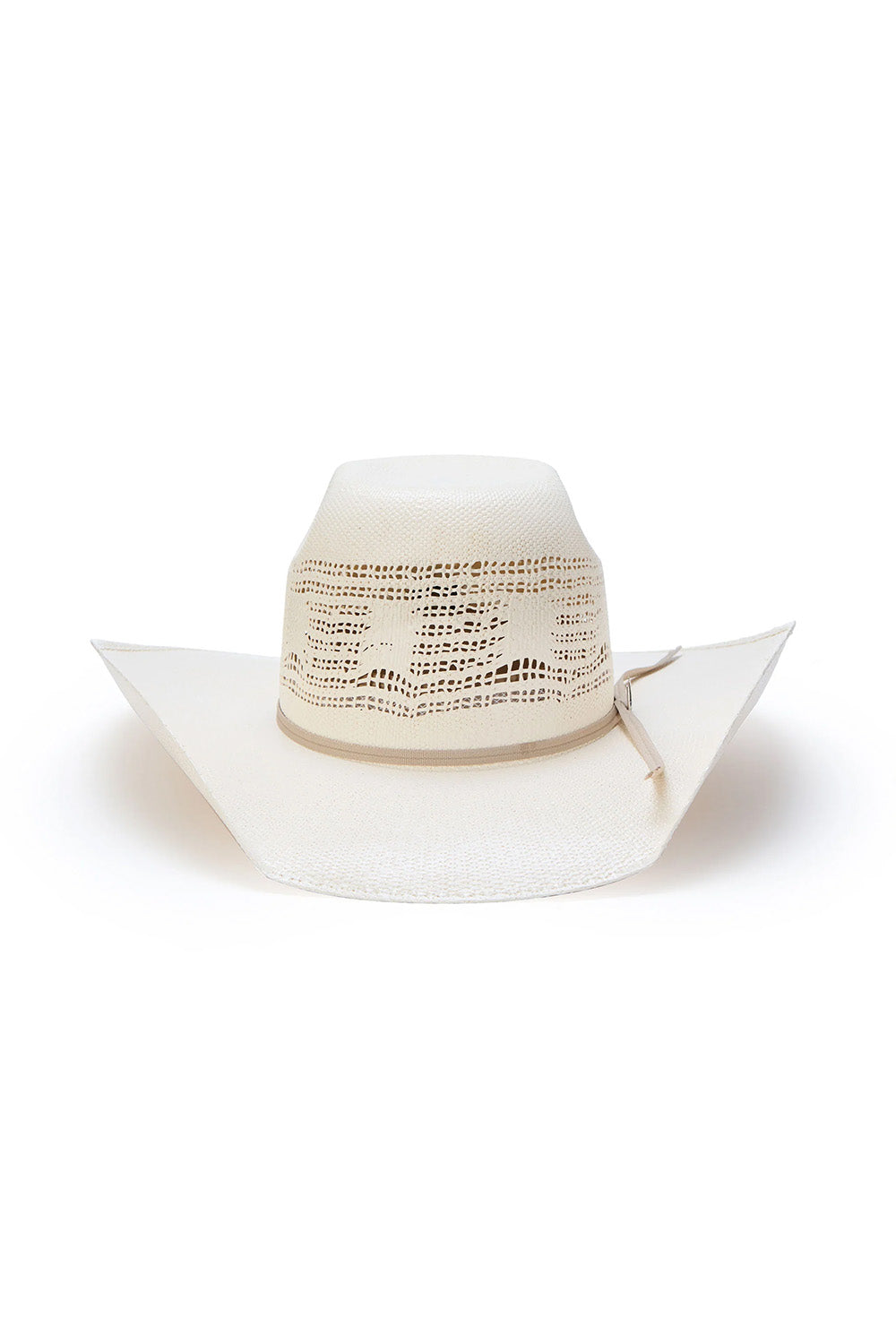 Seager - Freehand Straw Hat - Ivory - Front