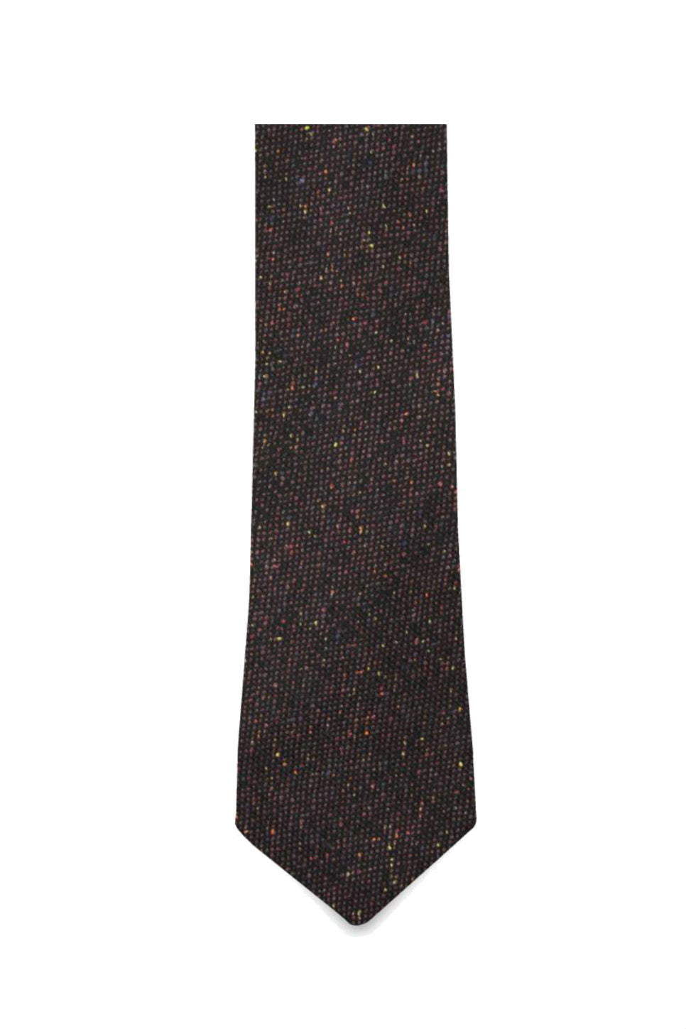 Pocket Square Clothing - The Colin Tie - Burgundy Tweed